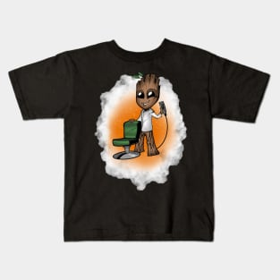 Treeman Barber Kids T-Shirt